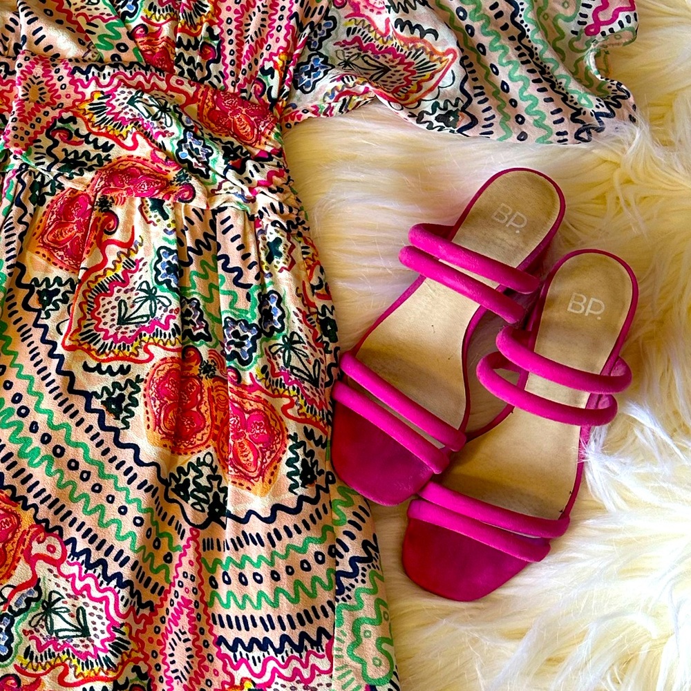 BP Lucia Pink Sandals